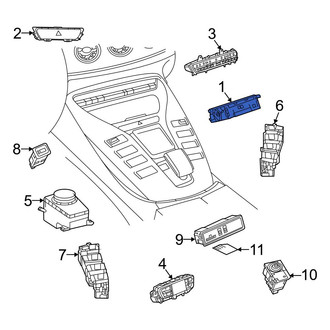 Mercedes-Benz OE - Infotainment Display Control Module