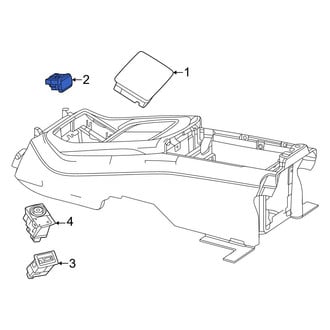 Mercedes-Benz OE - Front 12 Volt Accessory Power Outlet