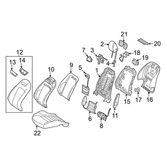 Mercedes-Benz OE - Seats & Tracks - Passenger Seat Components