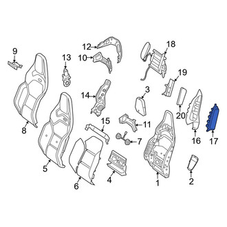 Mercedes-Benz OE - Front Right Air Bag Door