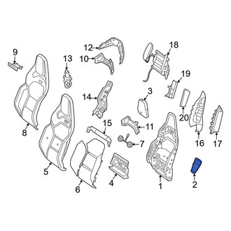 Mercedes-Benz OE - Front Right Climate Controlled Seat Duct