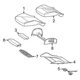 Mercedes-Benz OE - Seats & Tracks - Driver Seat Components (AMG Performance Seat, Seat Cushion)