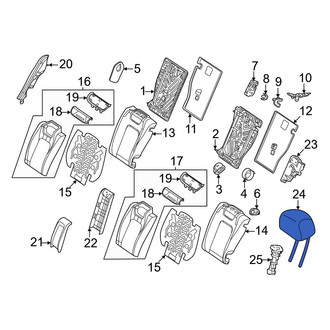 Mercedes-Benz OE - Rear Headrest