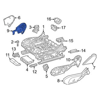 Mercedes-Benz OE - Front Left Inner Seat Trim Panel Bracket