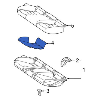 Mercedes-Benz OE - Rear Lower Seat Heater Pad