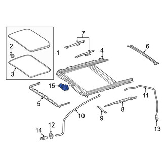 Mercedes-Benz OE - Sunroof Motor