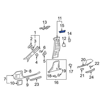Mercedes-Benz OE - Left Lower Coat Hook