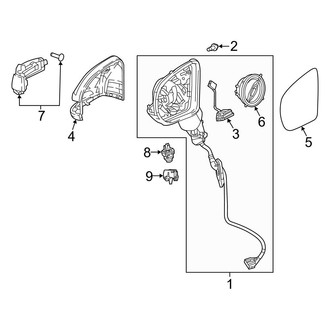 Mercedes-Benz OE - Front Door - Outside Mirrors