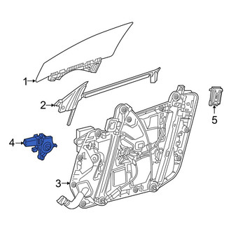 Mercedes-Benz OE - Right Window Motor