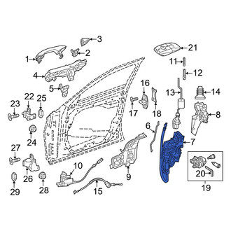 Mercedes-Benz OE - Right Door Lock Actuator Motor
