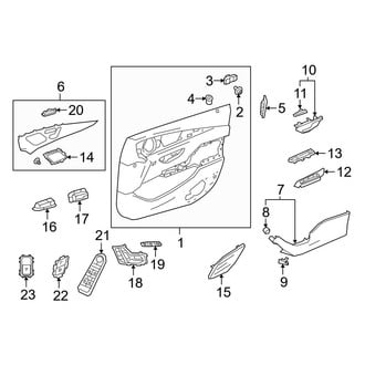 Mercedes-Benz OE - Front Door - Interior Trim