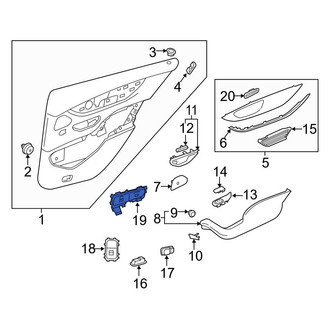 Mercedes-Benz OE - Rear Left Seat Heater Switch