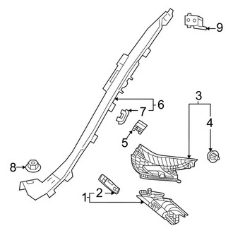 Mercedes-Benz OE - Quarter Panel - Interior Trim
