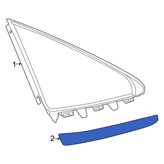 Mercedes-Benz OE - Rear Left Lower Quarter Panel Reveal Molding