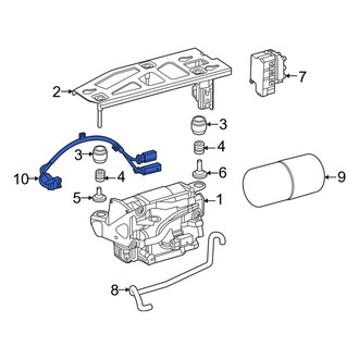 Mercedes-Benz OE - Rear Suspension Self-Leveling Wiring Harness