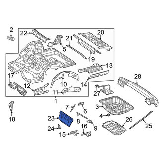 Mercedes-Benz OE - Rear Partition Panel