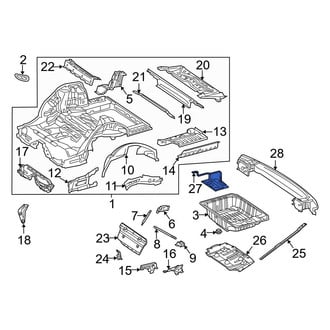 Mercedes-Benz OE - Rear Battery Tray