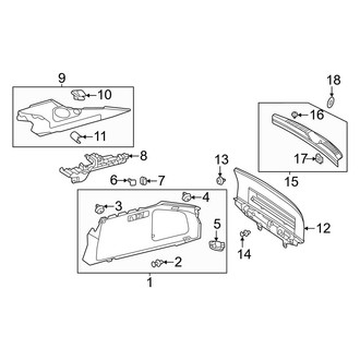 Mercedes-Benz OE - Rear Body & Floor - Interior Trim (Side and Rear Trim)