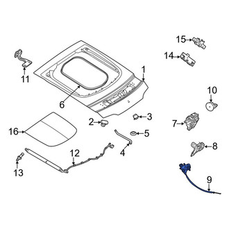 Mercedes-Benz OE - Rear Tailgate Lift Motor