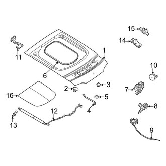 Mercedes-Benz OE - Lift Gate - Lid & Components (4 Doors)
