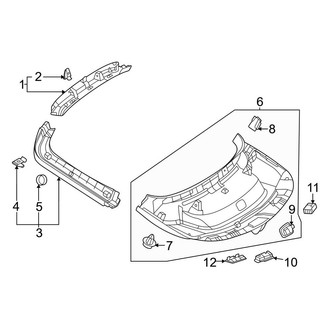 Mercedes-Benz OE - Lift Gate - Interior Trim