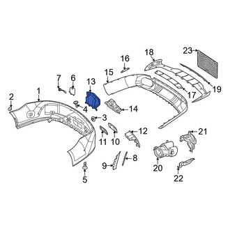 Mercedes-Benz OE - Rear Liftgate Pull Handle