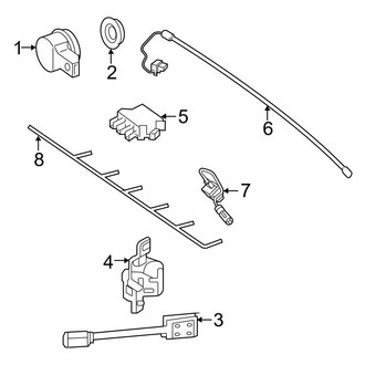 Mercedes-Benz OE - Rear Bumper - Electrical Components