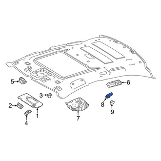 Mercedes-Benz OE - Front Navigation Microphone