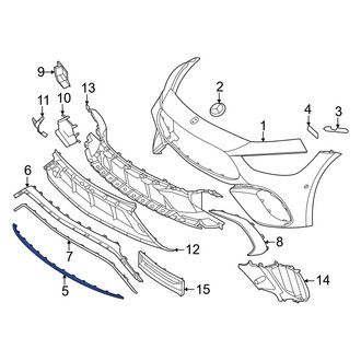 Mercedes-Benz OE - Front Left Spoiler