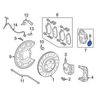 Mercedes-Benz OE - Parking Brake Actuator O-Ring