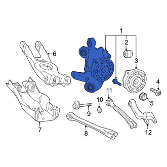 Mercedes-Benz OE - Rear Left Steering Knuckle