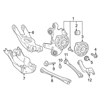 Mercedes-Benz OE - Rear Suspension - Suspension Components (With Rear Steering)