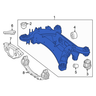 Mercedes-Benz OE - Rear Suspension Subframe Crossmember