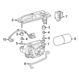 Mercedes-Benz OE - Rear Suspension - Ride Control Components (With Rear Steering)