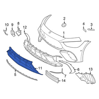 Mercedes-Benz OE - Front Lower Grille