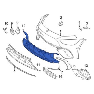 Mercedes-Benz OE - Front Inner Grille