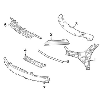 Mercedes-Benz OE - Front Bumper & Grille - Bumper & Components (Inner Components)