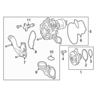 Mercedes-Benz OE - Cooling - Water Pump
