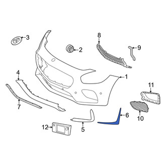 Mercedes-Benz OE - Front Left Outer Spoiler