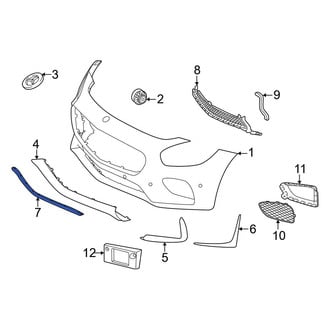 Mercedes-Benz OE - Front Lower Bumper Trim