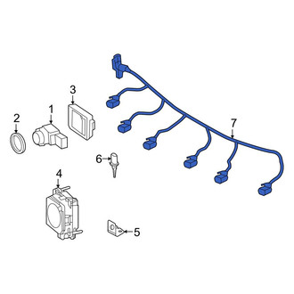 Mercedes-Benz OE - Front Parking Aid System Wiring Harness