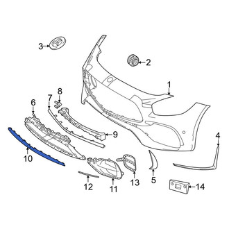 Mercedes-Benz OE - Front Lower Bumper Trim