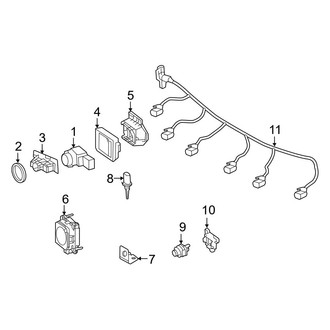 Mercedes-Benz OE - Front Bumper & Grille - Electrical Components