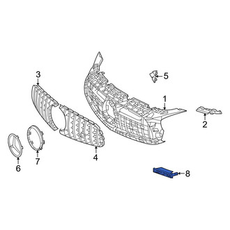 Mercedes-Benz OE - Front Grille Emblem