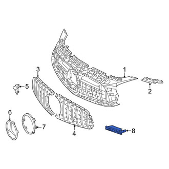Mercedes-Benz OE - Front Grille Emblem