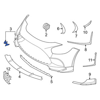 Mercedes-Benz OE - Front Tow Eye Cap