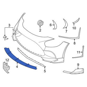 Mercedes-Benz OE - Front Center Spoiler