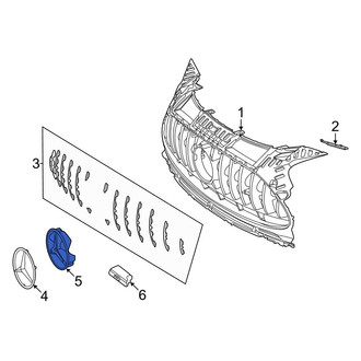 Mercedes-Benz OE - Grille Emblem Bracket