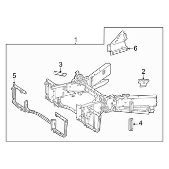 Mercedes-Benz OE - Front Structural Components - Inner Structure