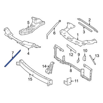 Mercedes-Benz OE - Radiator Support Panel Brace